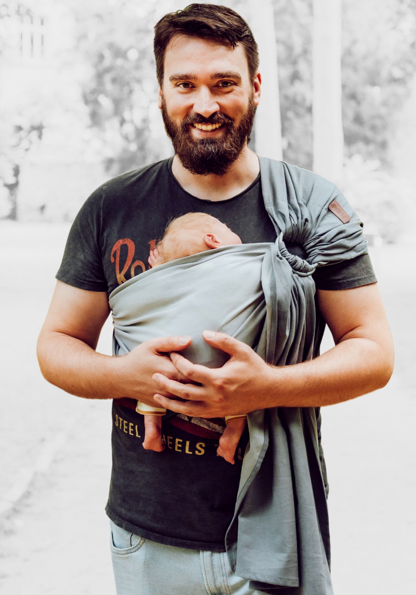 LELIBA Ring Sling Graphit 